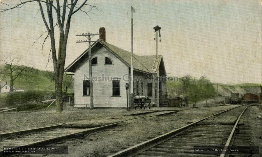 Postcard: Swainbow Depot, West Rumney, New Hampshire